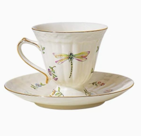 Чашка з блюдцем Porcelain «Бабка»